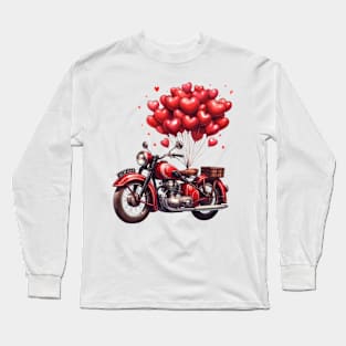 Valentine Motorcycle Long Sleeve T-Shirt